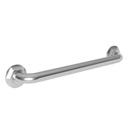 Newport Brass 21" L, Two Post, Solid Brass, 18" Grab Bar in Aged Brass, Aged Brass 1200-3918/034